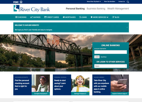 River City Bank Revamps Web Presence With Romega Digital Romega